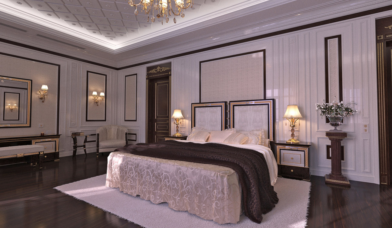 Classic Bedroom interior design in Traditional style - view #3