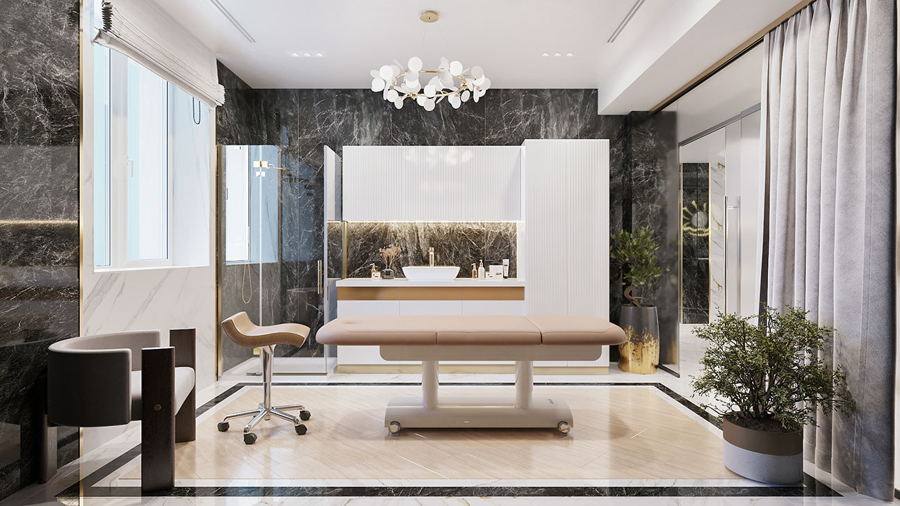 Interior-design-of-premium-beauty-salon - view #8