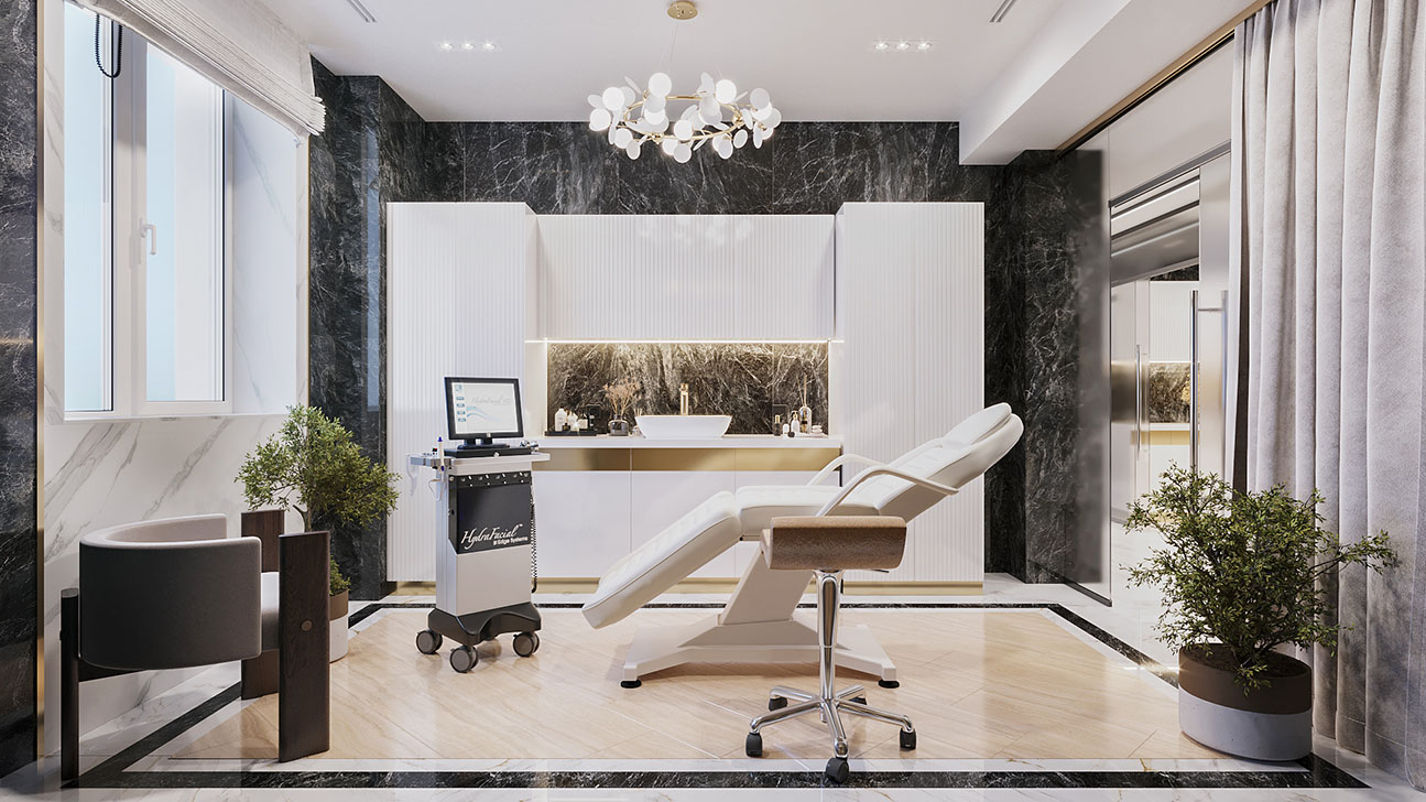 Interior-design-of-premium-beauty-salon - view #10