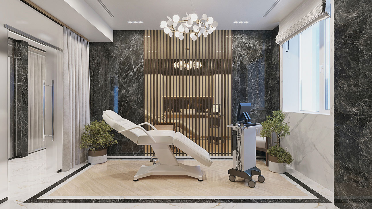 Interior-design-of-premium-beauty-salon - view #11