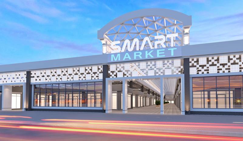 Conceptual design of the covered market – Smart Market