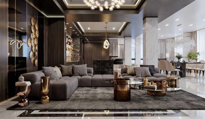 Interior Design of a Luxurious Apartment