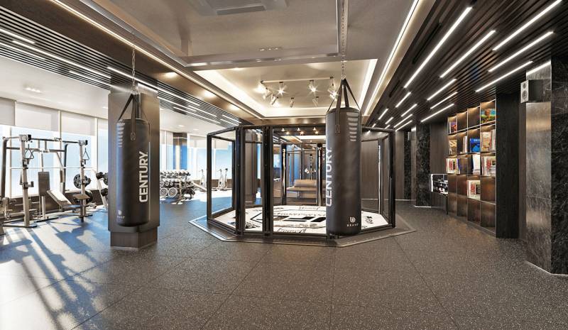 UFC Fit sports club Interior Design